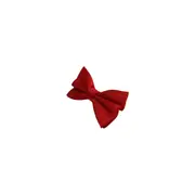 Mens Red Disco Shine Checkered Patterned Bow Tie