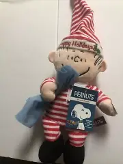 2020 Peanuts Linus With Blanket Musical “Oh Christmas” Tree 9 1/2" Plush
