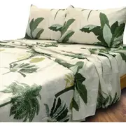 Tropical Meadow Bed Sheet Set 4 Piece 620 TC
