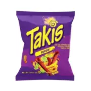 Takis Fuego Hot Chilli Pepper & Lime Tortilla Chips 92g x 6 Bags