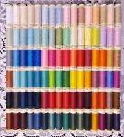 96 NEW Different colors GUTERMANN 100% polyester sew-all thread 110 yd spools