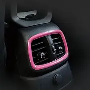 MKVAXR Decorative Sticker Air Outlet of Rear Air Conditioner in Car Interior, for BMW, for MINI, Cooper Clubman F54 Styling Accessories Car Air Vent Decoration Trim(Pink)