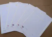 5 x DOD Australia Statement of Attainment Blank Obsolete 7530-66-139-4196