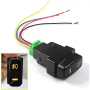 Push Button Fog Lights Switch For Mitsubishi w/LED Indicator Lights 4-Pole
