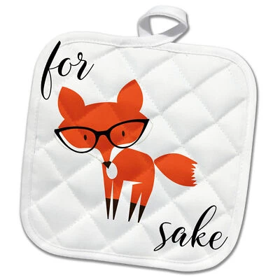 3dRose For Fox Sake 8x8 Potholder
