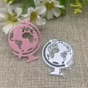 World Globe Cutting Die Traveling School Earth Explore Scrapbooking Card Making