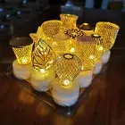 Ramadan Lamp Battery-operated Ramadan Lamp Style Mesh Candlestick Lamp