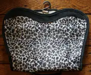 New Leopard Print Hanging Travel Bag Cosmetic Carrier Zipper Body Toiletries 22"