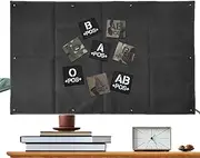 Pin Display Board | Heavy Duty Nylon Stable Patch Holder Foldable | Easy Installation Wall Organizing Supplies, Decorative Portable Display Board for Home