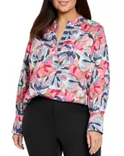 Nic+Zoe Plus Firework Foliage Top
