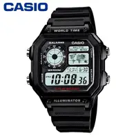 在飛比找蝦皮商城優惠-【CASIO】AE-1200WH-1A 10年電力電子錶款/