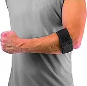 Mueller Tennis Elbow Support with Gel Pad, Black, OSFM