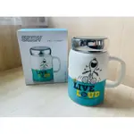 【生活用品】SNOOPY🍵小日子陶瓷蓋杯(綠色)