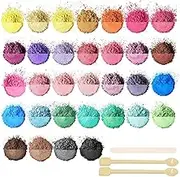 Ovaletta 32 Epoxy Resin Colour 3 g, Mica Powder, Candle Making Set, Colour Pigments for Casting Powder, Bath Bombs DIY Pigment Powder for Soap Paint, Candle, Cosmetic, Slime