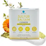 Dr. Robaina Sulfur Soap for Acne & Eczema Relief, Antioxidant, Dermatitis & Sensitive Skin Care