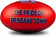Sherrin Carlton Blues AFL Super Soft Touch Football, Red, Size 3