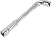 X AUTOHAUX 1 Pcs Socket Wrench Spanner Socket Remover 14.5x3.3cm Chrome Vanadium Steel Hexagon 10mm for Car Motorcycle Dirtbike l Shaped Wrench Sleeve