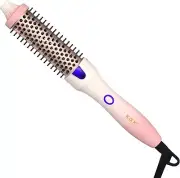 Curling Iron Brush 1.25 Inch Ceramic Tourmaline Ionic Hair Curler Hot Brush