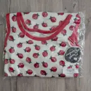 NWT Sweet Bamboo Red Ladybug Print Boho Sleeveless Dress 4Y (Z1)