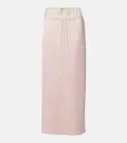 [Khaite] Khaite Chet satin maxi skirt AU 6 pink