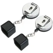 2 Pcs Pool Cue Holder Pool Stick Chalk Holder Retractable Chalk Tip Holder