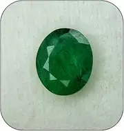 [JAGDAMBA GEMS] 8.25 Ratti Natural Certified Emerald Panna Green Loose Gemstone, Natural Emerald Panna Loose Gemstone, Emerald, Natural Emerald Panna Loose Gemstone, Emerald