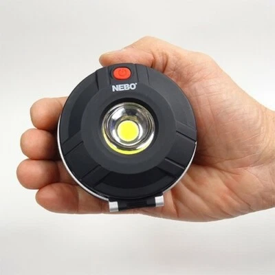 NEBO TWIN PUCKS 160 LUMEN MAGNETIC TASK LIGHT & EMERGENCY BEACON #6391