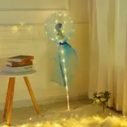 Valentine 1 RoseFlower Bouquet Ballon Wedding Decoration Bobo Ball LED