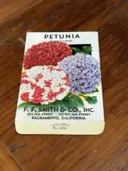 NOS 1940’s F.F. Smith & Co Petunia Seed Pack