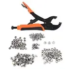 Heavy Duty Snap Fastener Tool,Snap Setter Tool w/60 Sets, for Boat Canvas Tents