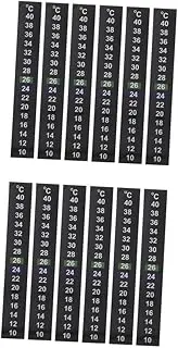 NOLITOY 2sets 2sets Temperature Discoloration Stickers Outdoor Thermometer Temperature Stickers Fishing Water Temperature Gauge Aquarium Cooler Portable Temperature Sticker The Pet 6pcs*2