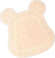 Silicone Feet Scrubber Mat with Suction Cups Wall Mounted Bathing Foot Exfoliator Massager for Dead Skin Removal Tired and Easy Cleaning