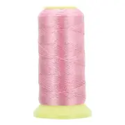 Bonded Thread, 1 mm 190 Yards Polyester Sewing Cord for Tassels, Pink