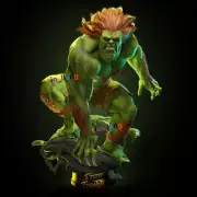 1/8 19cm BLANKA 3D Print Figure GK Model Kit Unpainted Unassembled Garage Kits