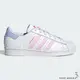 Adidas Superstar 女鞋 休閒鞋 貝殼頭 皮革 白粉【運動世界】HQ1906