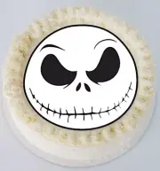JACK SKELLINGTON Nightmare Before Christmas Edible Cake Topper Rice Wafer Paper