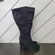 NEW Style Co Addyy Womens 8.5 M High Boots Wide Calf Textile Upper Man Made 5CT