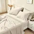Queen Size Bed Sheets 6 Piece Set, Soft Cooling for Hot Sleepers - Hotel Luxury
