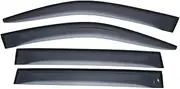 Compatible for Ford Maverick 2022-2023 ABS Black Car Sun Rain Guards Weather Shileds Side Window Deflectors Trim Car Accessories