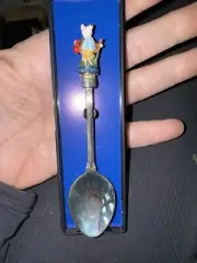 BEATRIX POTTER At RARE Pigling Bland collectable SILVER plated SPOON. Teaspoon