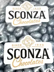 5-Pound Bag JORDAN ALMONDS Sconza Chocolates Candy Almonds SILVER