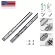 6 Pairs 22 Inch Soft Close Drawer Slides Dresser Drawer Slides - Heavy Duty D...