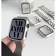 蘋果手表星光色iwatch8金屬表帶保護殼套一體applewatch7代6/5/4/3高級不銹鋼創意手鏈se男女米蘭磁吸41/45mm