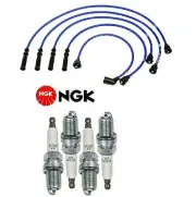 Tune Up Kit Wire Set + Spark Plugs for Isuzu Amigo 2.6L; FI 1989