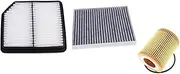 CCWUTQF Air Filter Air Conditioner Filter Oil Filter Compatible besturn X40 T33 XENIA R7 R7C R8 1.6L(Army green)