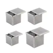 Mini Pullman Loaf Pan Toast Boxs Easy Clean Sturdy Nonstick for Baking Roasting