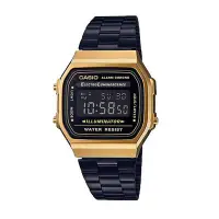 在飛比找Yahoo!奇摩拍賣優惠-卡西歐手錶 wa-1d 黑金 Oem 防水 3 年電池數字手