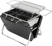 Portable Charcoal Grill, Mini 410 Stainless Stee Portable Charcoal BBQ Grill for Outdoor Cooking