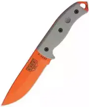 ESEE 5 Survival Knife Bushcraft Orange Fixed Blade Micarta Canvas Handle 5P-B-OR