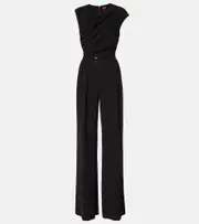 [Max Mara] Max Mara Filante cady jumpsuit UK 2 black